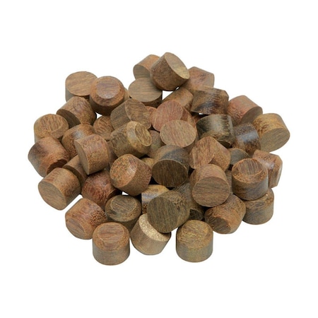 Tinkertools 0.31 in. Dia. x 0.25 in. Brown Round Plugs, 100PK TI2739471